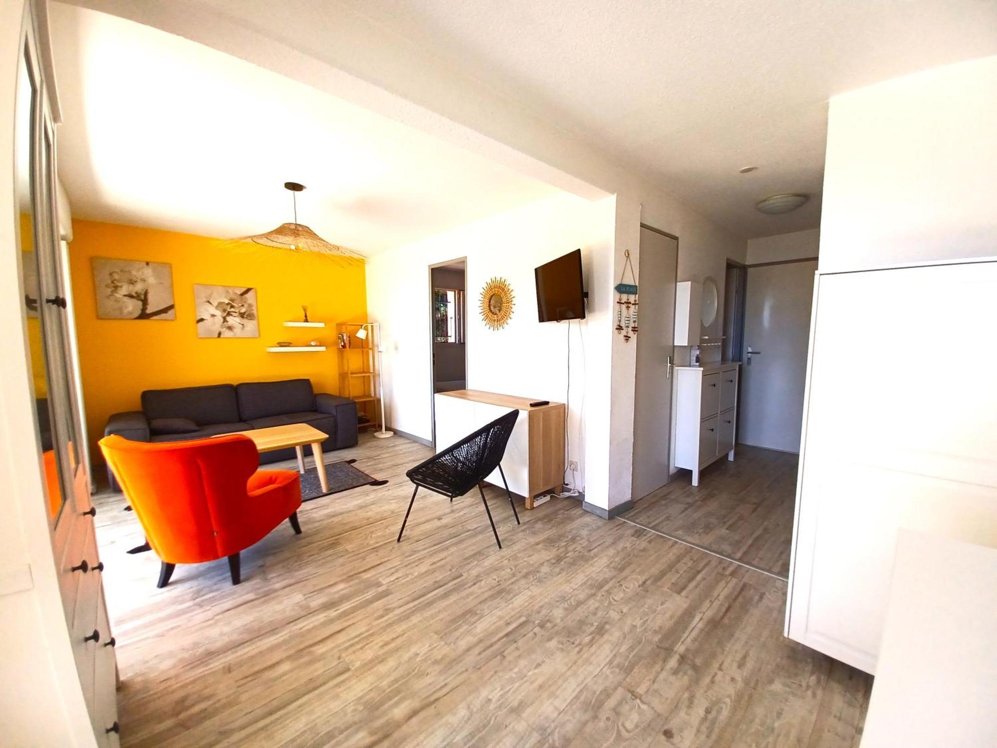 Plain-Pied Jardin 6 Personnes Clim Vue Mer Parking Wifi Terrasse Piscine Dans La Residence Saint-Pierre-la-Mer  Exterior foto